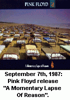 Tapa o Portada del disco A Momentary Lapse of Reason de PINK FLOYD