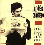 Tapa o Portada del disco Nadie sale vivo de aqu de  ANDRES CALAMARO