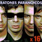 Foto de la tapa o portada del disco X16 de RATONES PARANOICOS